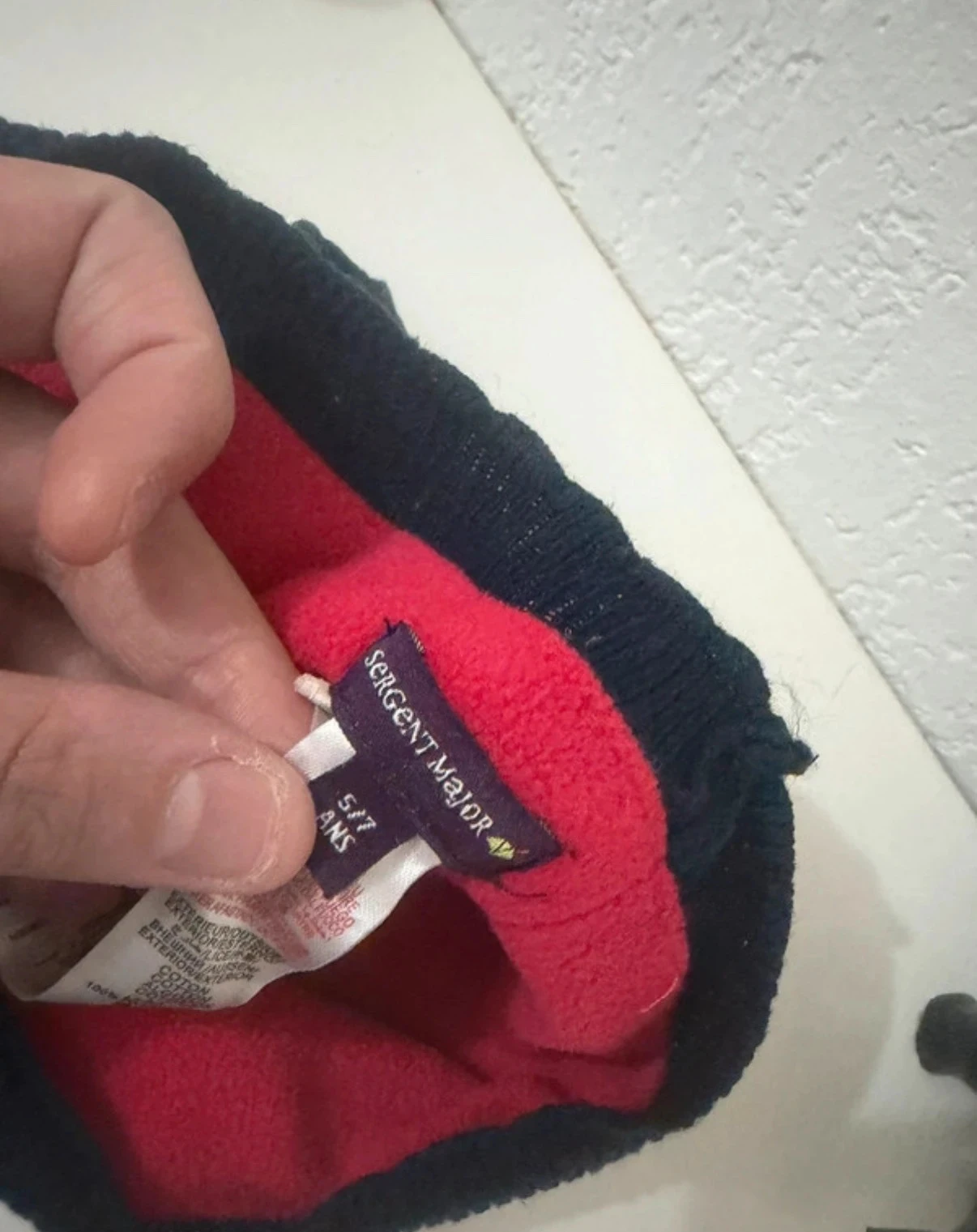 🔵 Bonnet Maille & Polaire Fushia - Sergent Major - 5/7 ans – photo 4